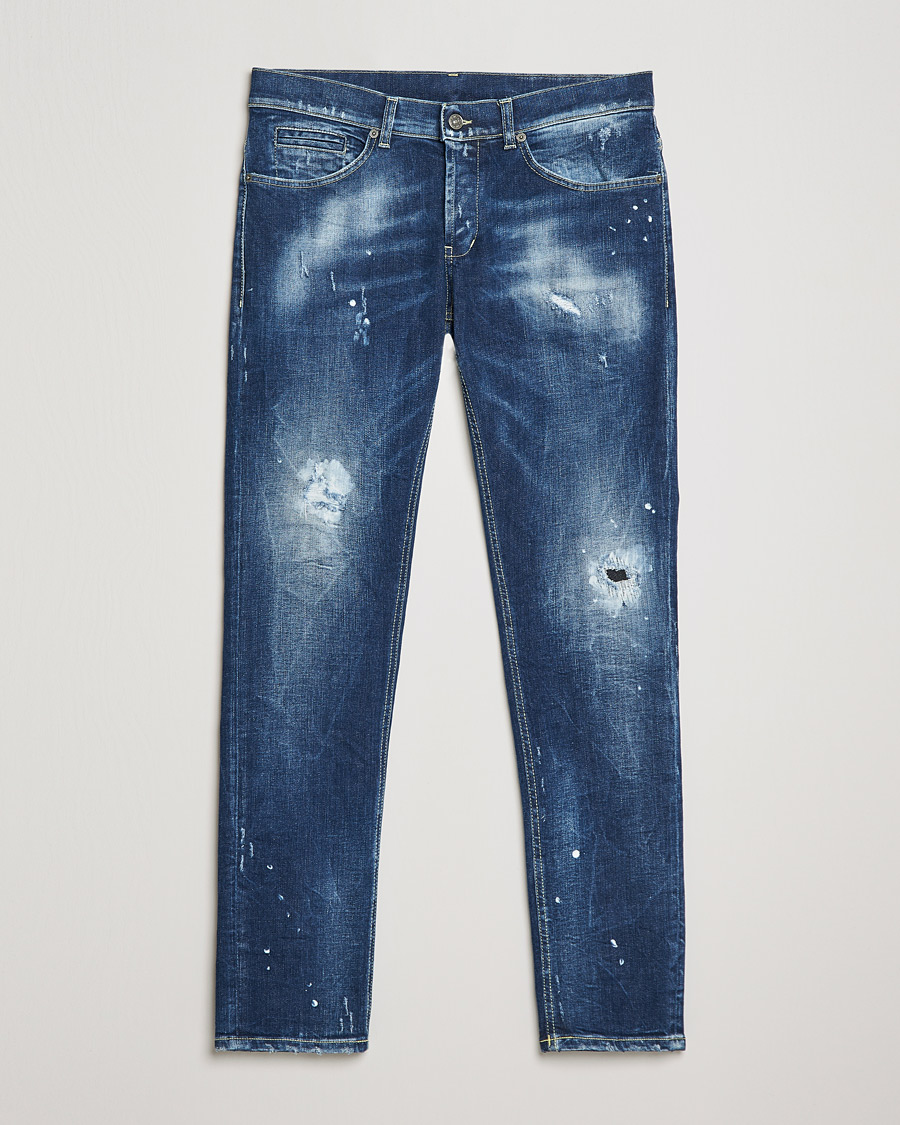 Hombres | Vaqueros | Dondup | George Destroyed Jeans Blue