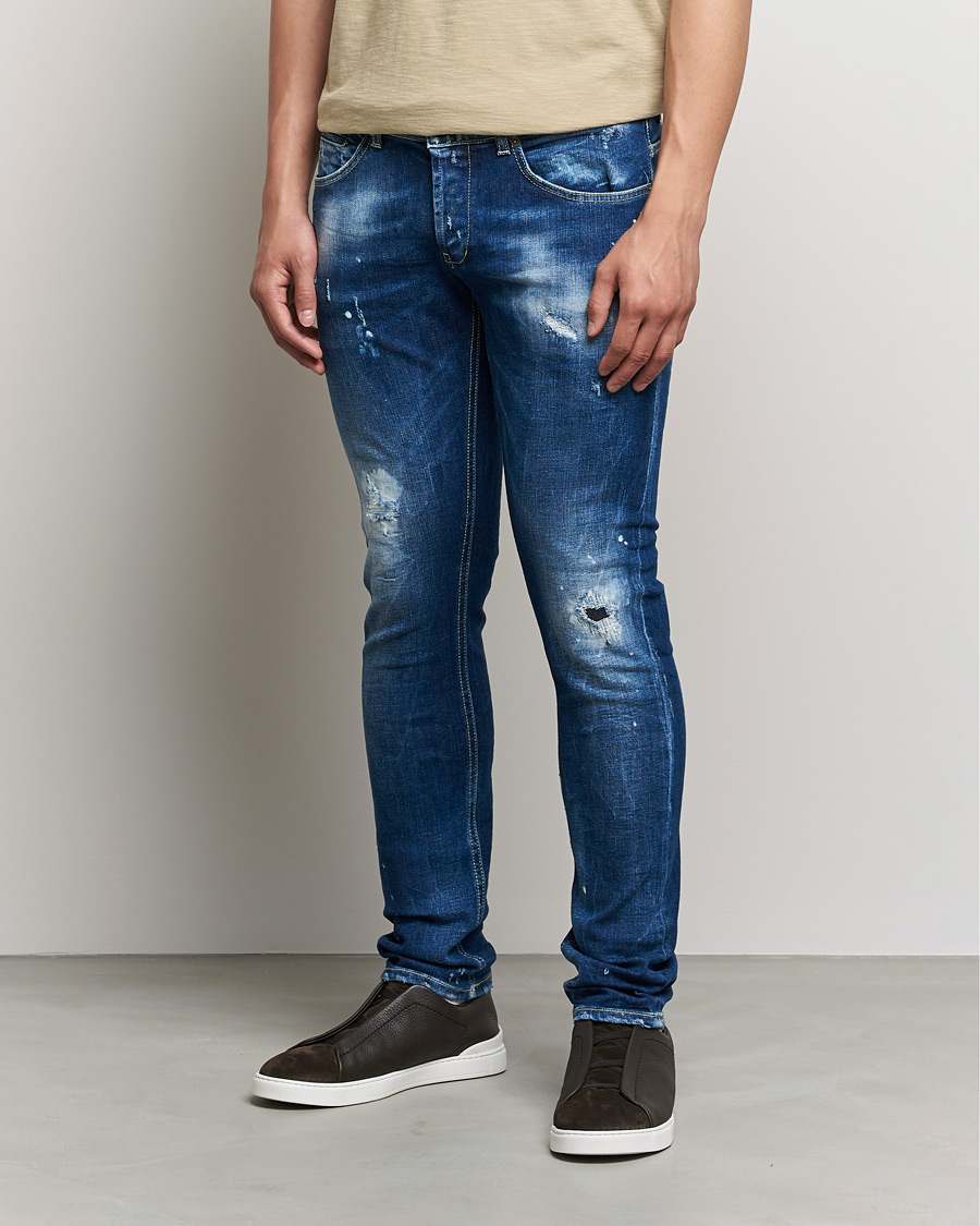 Hombres | Vaqueros | Dondup | George Destroyed Jeans Blue