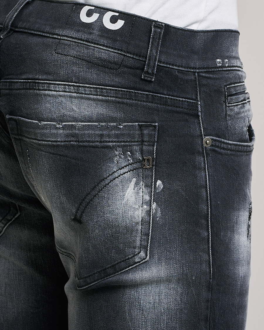 Hombres | Vaqueros | Dondup | George Destroyed Jeans Grey/Black