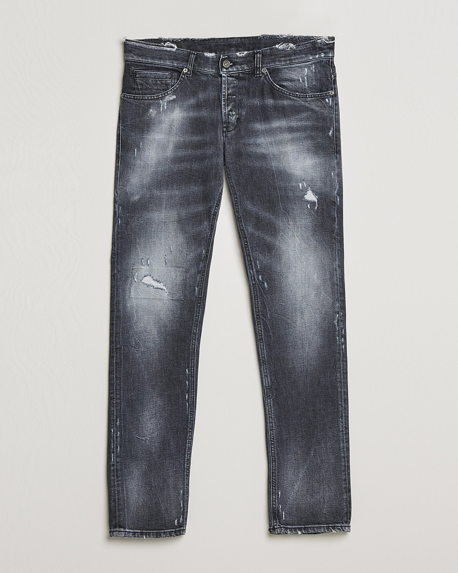 Hombres | Vaqueros | Dondup | George Destroyed Jeans Grey/Black