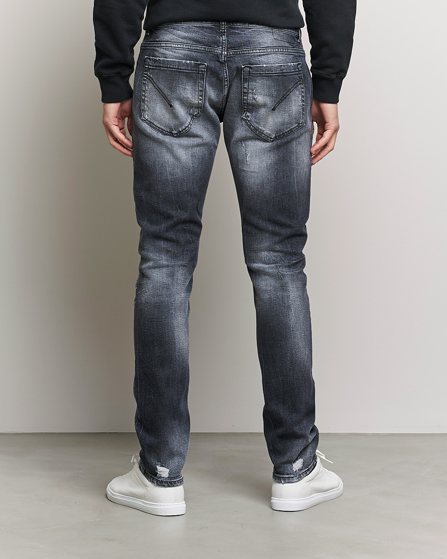 Hombres | Vaqueros | Dondup | George Destroyed Jeans Grey/Black