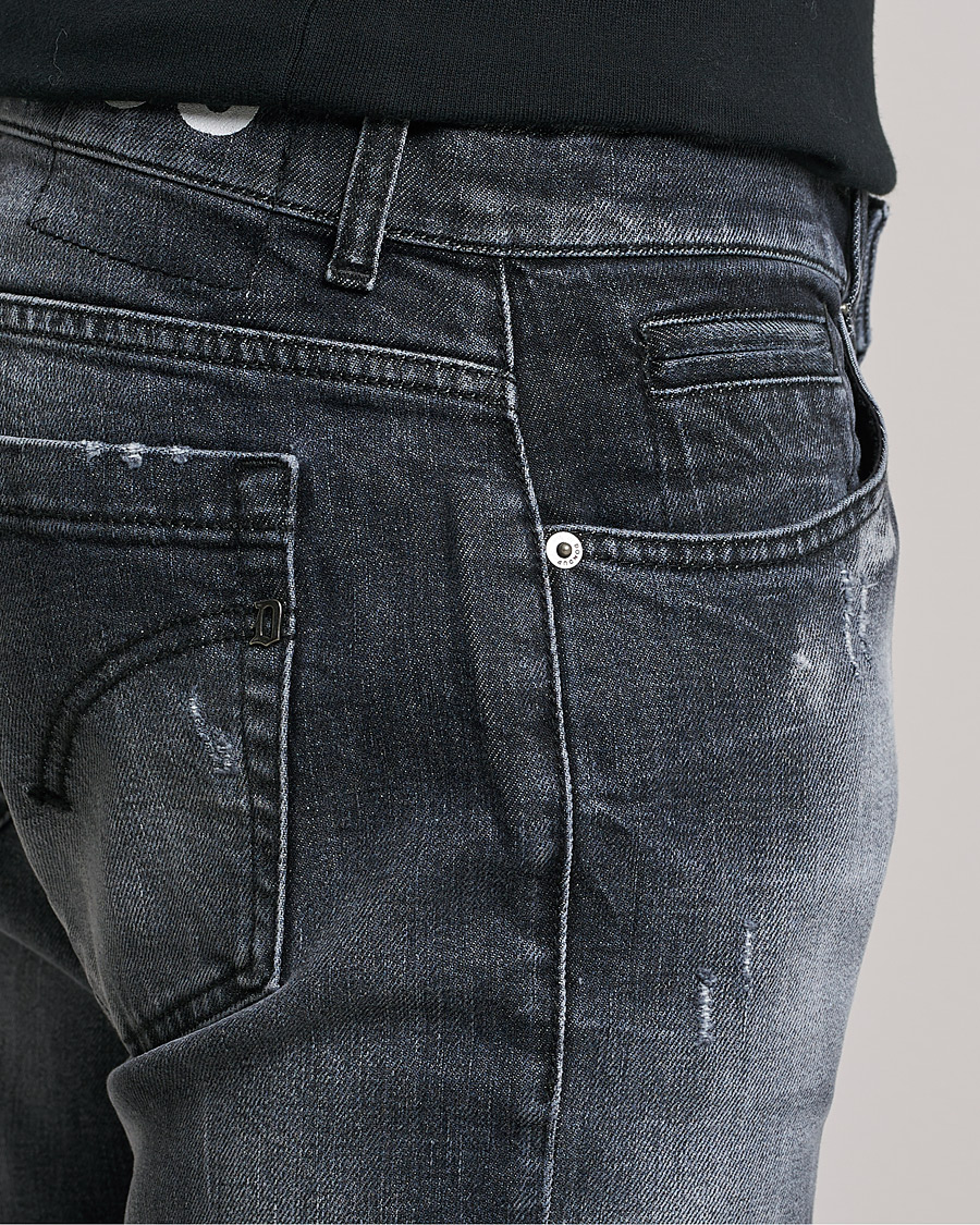 Hombres | Vaqueros | Dondup | George Destroyed Jeans Grey/Black
