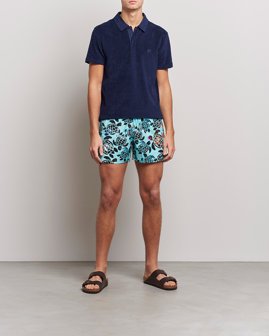 Hombres | Camisas | Vilebrequin | Phoenix Terry Shirt Bleu Marine
