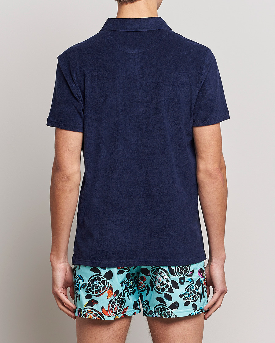 Hombres | Camisas | Vilebrequin | Phoenix Terry Shirt Bleu Marine
