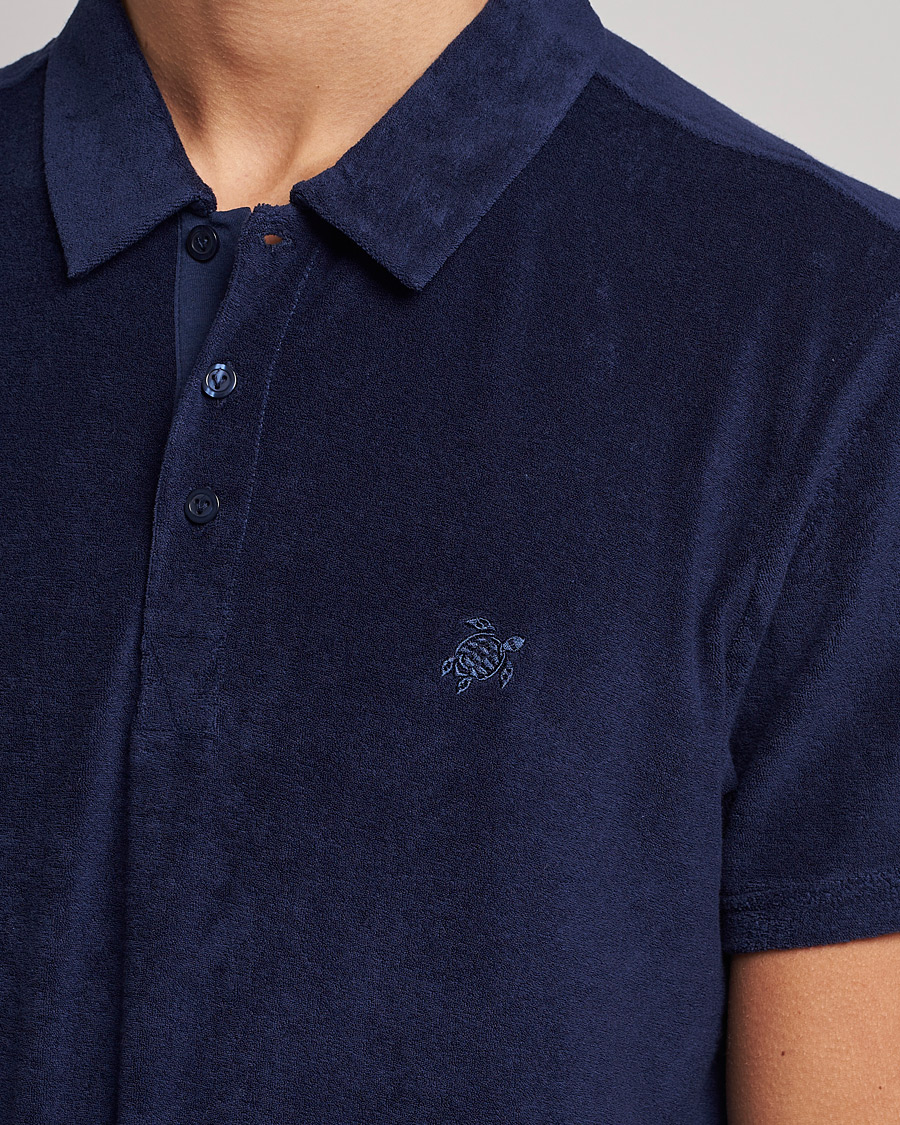 Hombres | Camisas | Vilebrequin | Phoenix Terry Shirt Bleu Marine