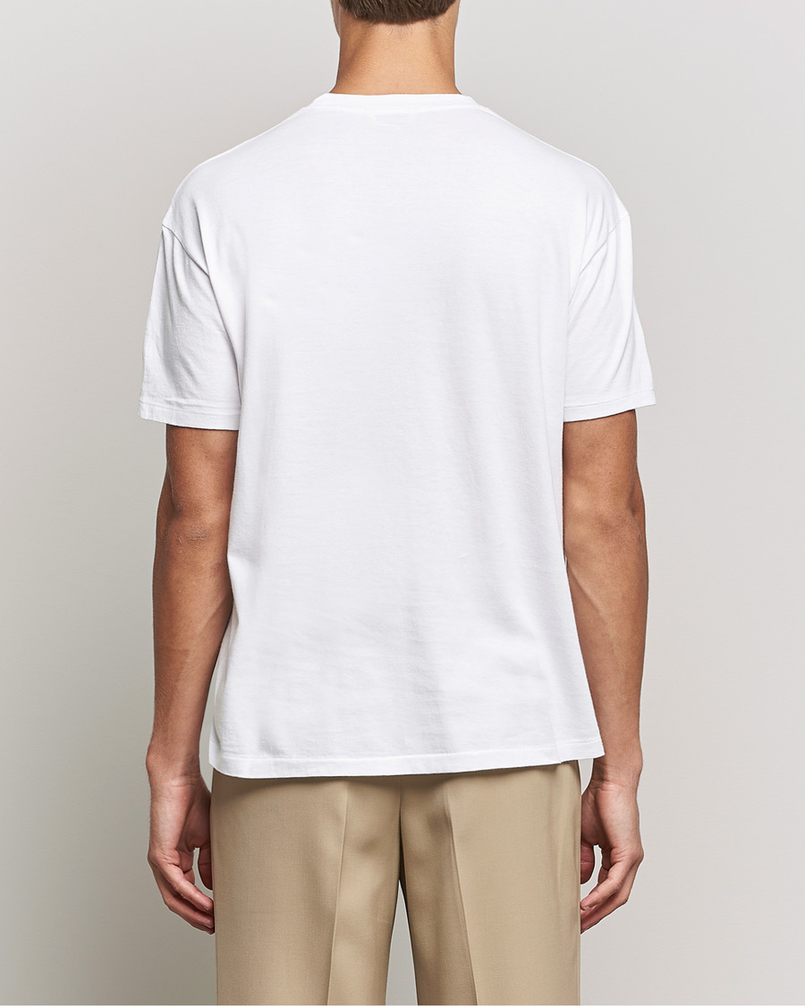 Hombres | Camisetas | Auralee | Seamless Crewneck T-Shirt White