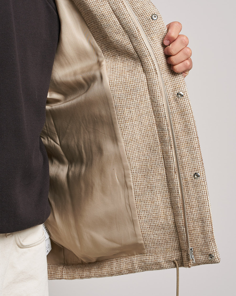 Hombres | Abrigos y chaquetas | Auralee | Light Tweed Zip Blouson Beige