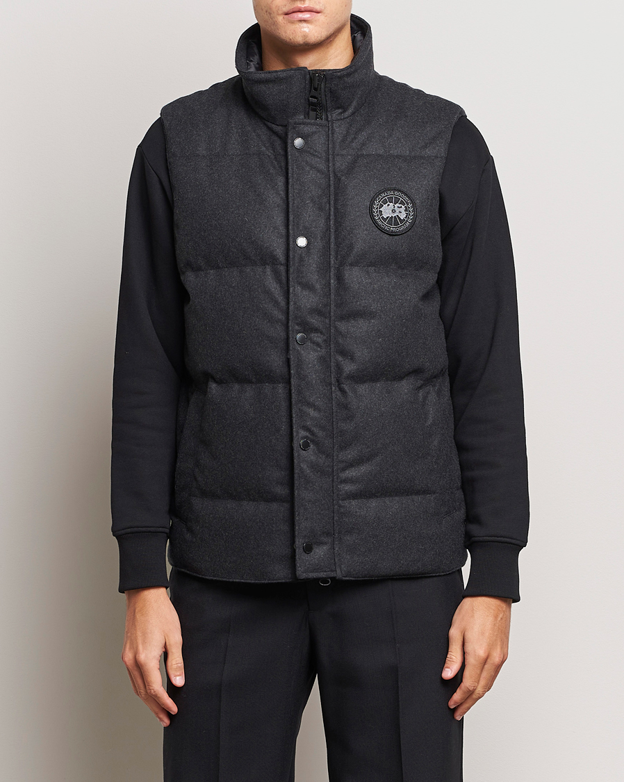 Hombres | Abrigos y chaquetas | Canada Goose Black Label | Canada Goose Garson Wool Vest Carbon Melange