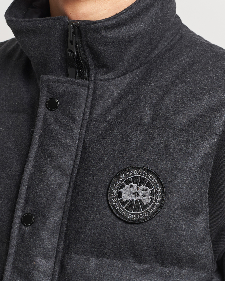 Hombres | Abrigos y chaquetas | Canada Goose Black Label | Canada Goose Garson Wool Vest Carbon Melange