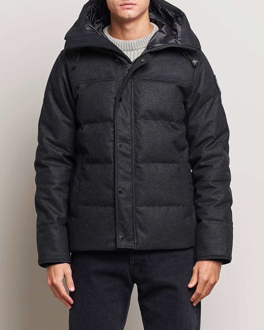 Hombres | Abrigos y chaquetas | Canada Goose Black Label | Canada Goose Macmillan Wool Parka Carbon Melange