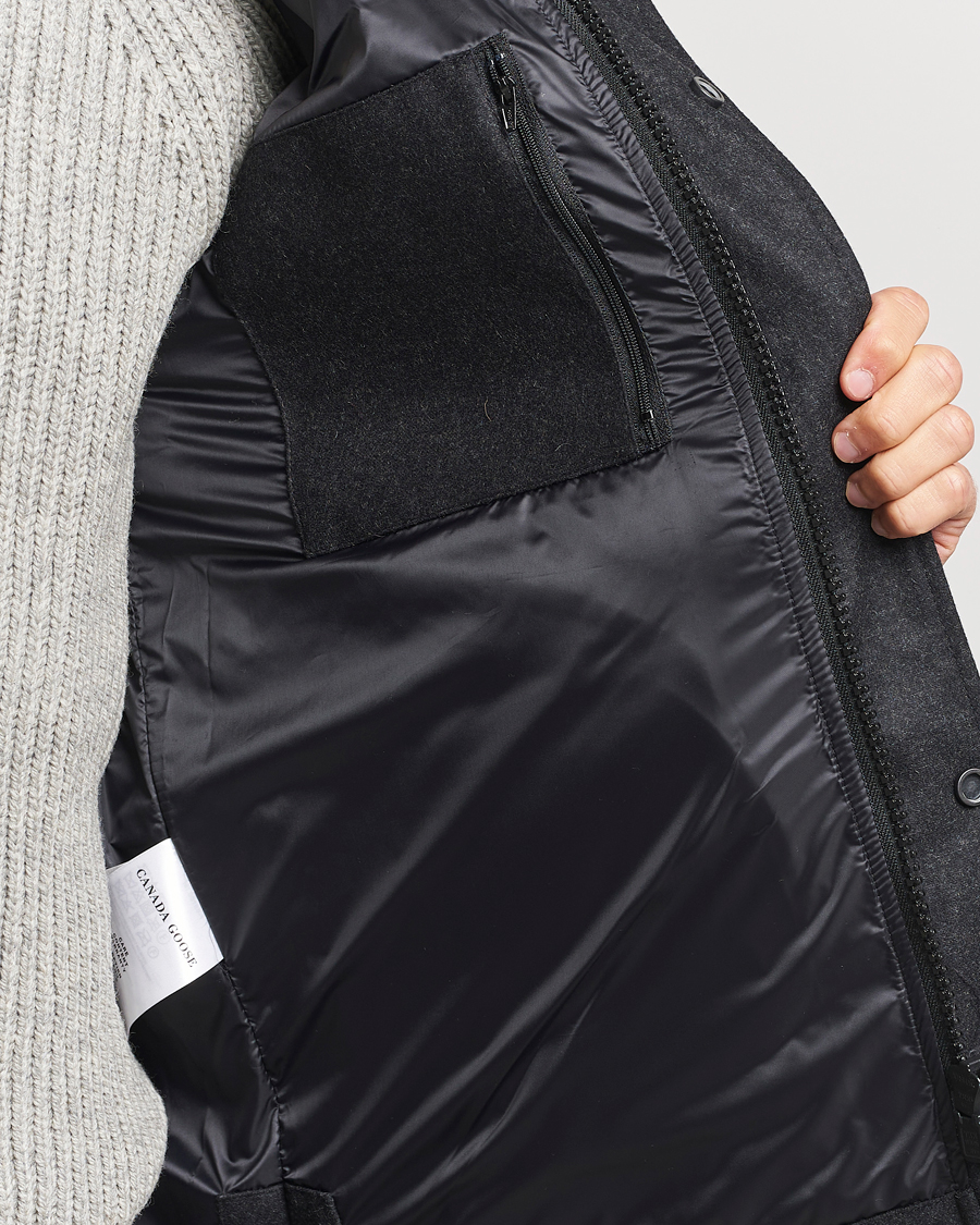 Hombres | Abrigos y chaquetas | Canada Goose | Macmillan Wool Parka Carbon Melange