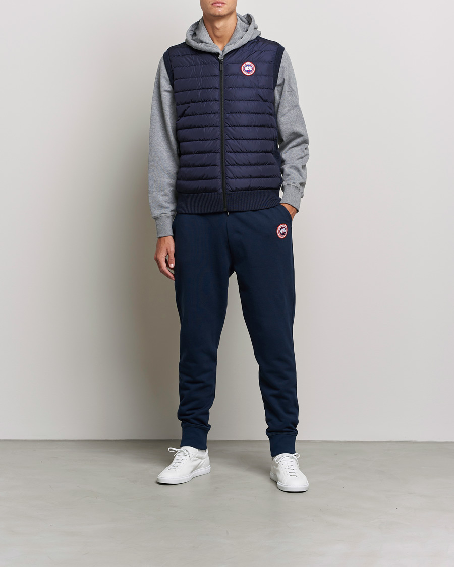 Hombres | Chalecos | Canada Goose | Hybridge Knit Vest Navy