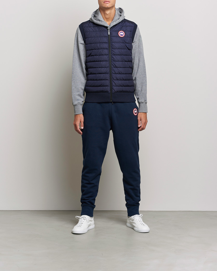Hombres | Pantalones | Canada Goose | Huron Sweatpants Atlantic Navy