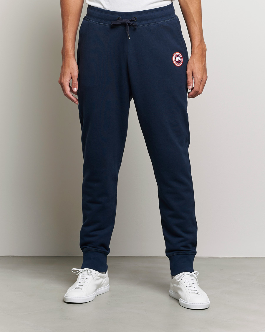 Hombres | Pantalones | Canada Goose | Huron Sweatpants Atlantic Navy