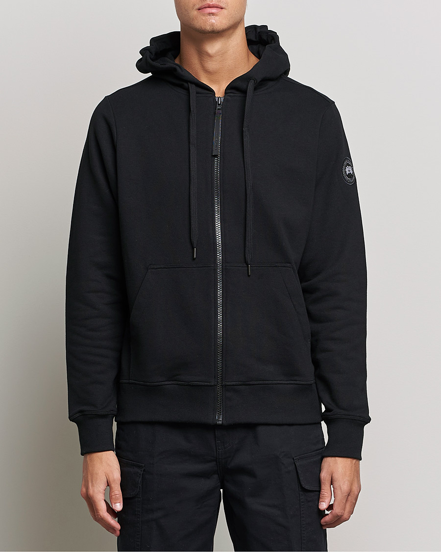 Hombres | Jerséis y prendas de punto | Canada Goose Black Label | FZ Loopback Hoody Black