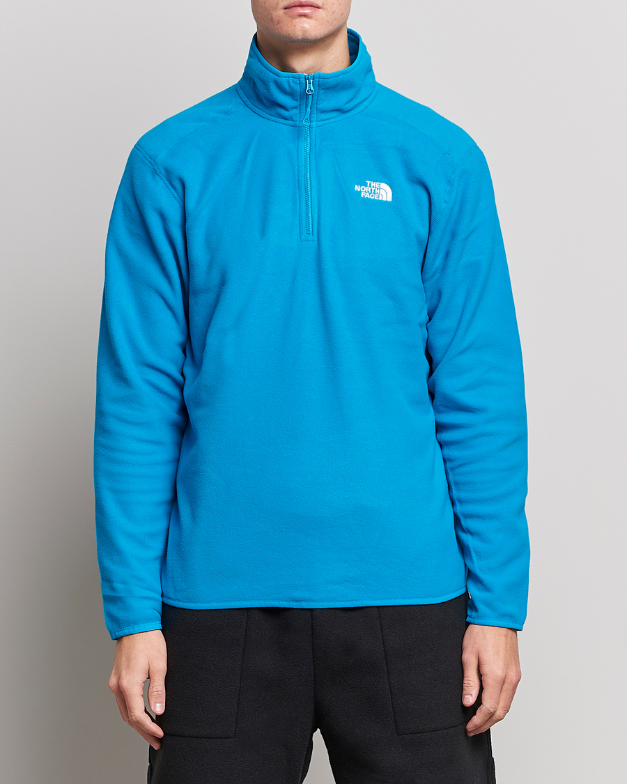 Hombres | Jerséis y prendas de punto | The North Face | 100 Glacier 1/4 Zip Acoustic Blue