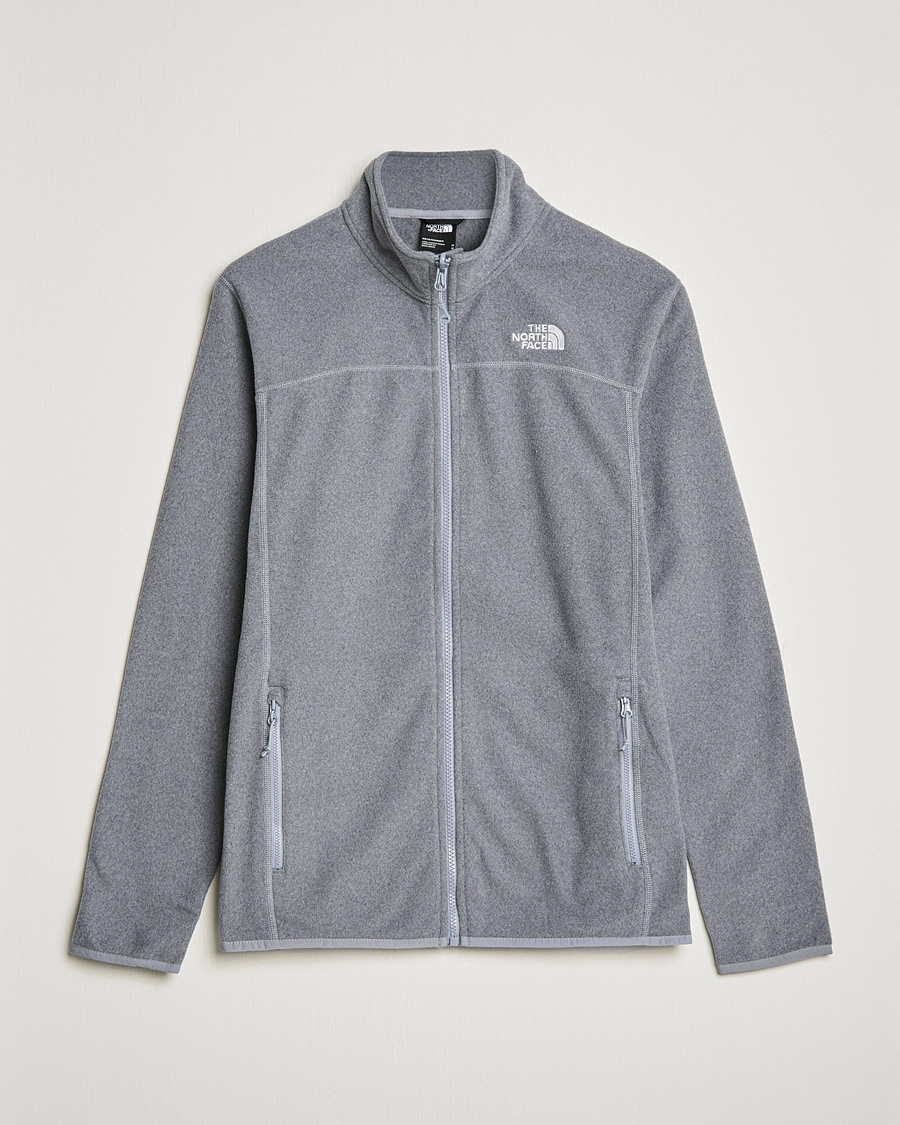 Hombres | Jerséis y prendas de punto | The North Face | 100 Glacier Full Zip Grey Heather