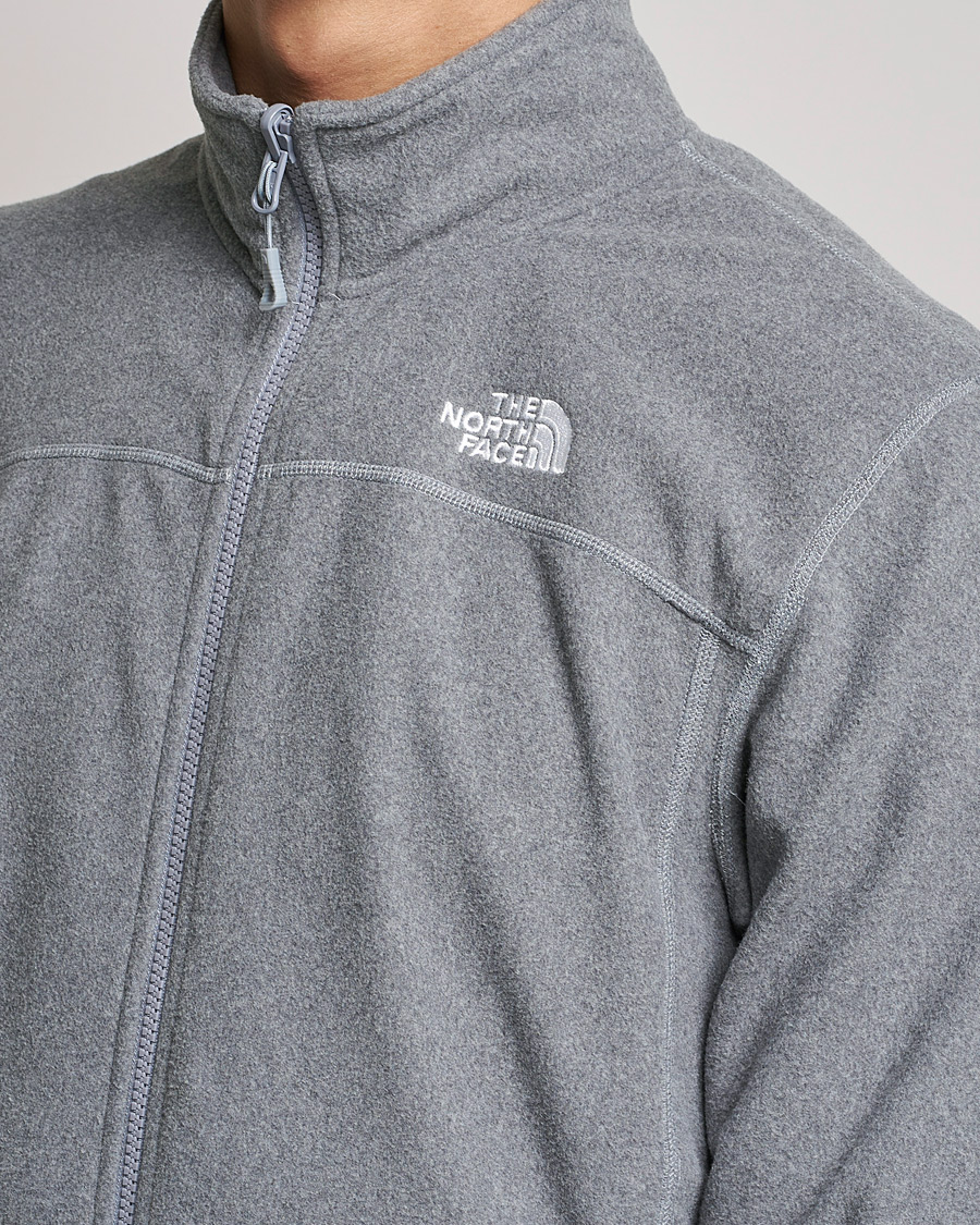 Hombres | Jerséis y prendas de punto | The North Face | 100 Glacier Full Zip Grey Heather