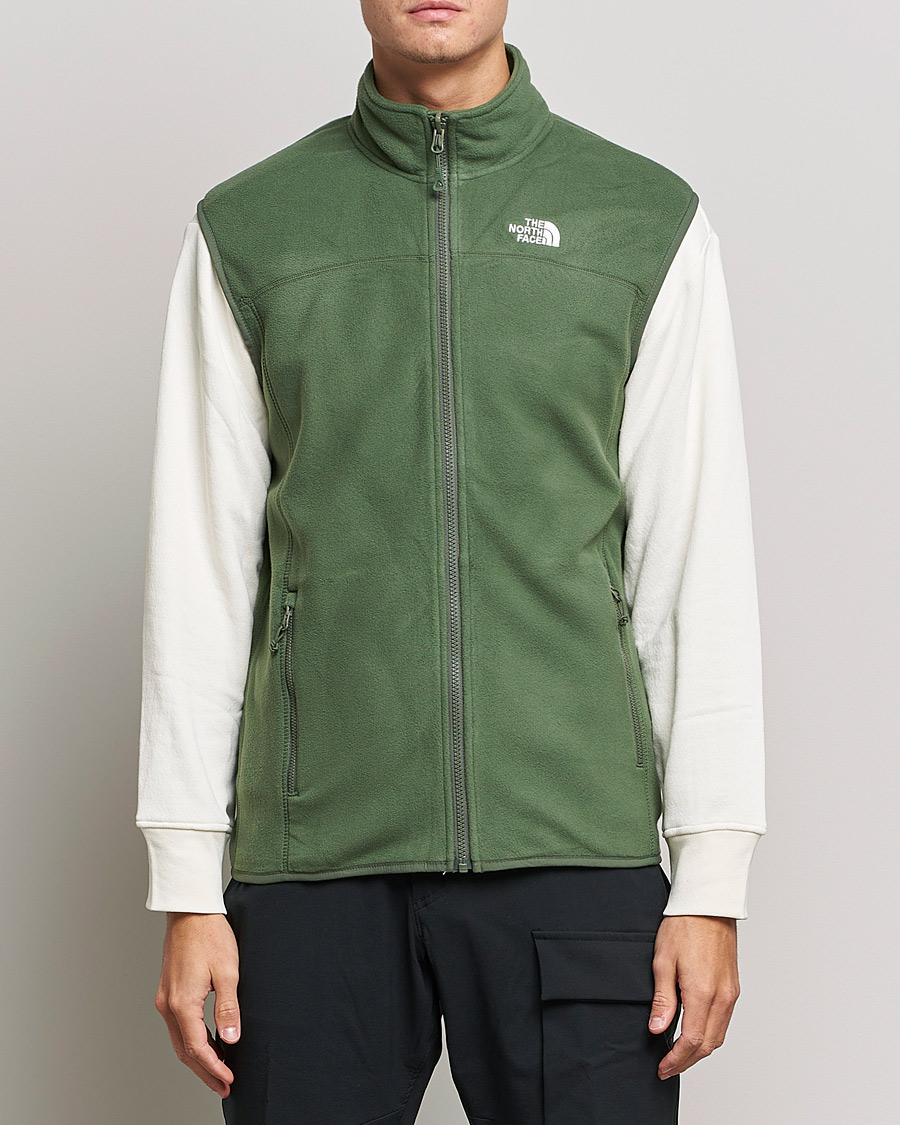 Hombres | Jerséis y prendas de punto | The North Face | 100 Glacier Vest Thyme Green