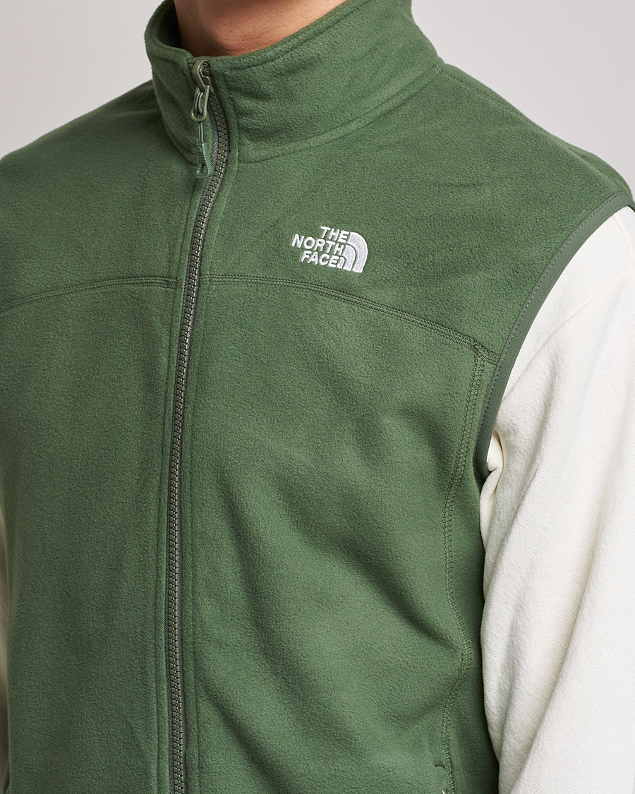 Hombres | Jerséis y prendas de punto | The North Face | 100 Glacier Vest Thyme Green