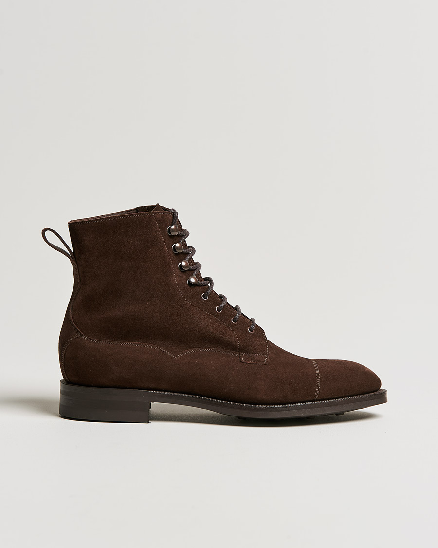 Hombres | Edward Green Galway Dainite Boot Mink Suede | Edward Green | Galway Dainite Boot Mink Suede