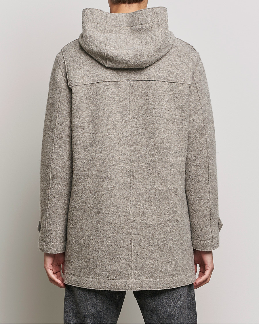 Hombres | Abrigos y chaquetas | Harris Wharf London | Boiled Wool Duffle Coat Natural Casha