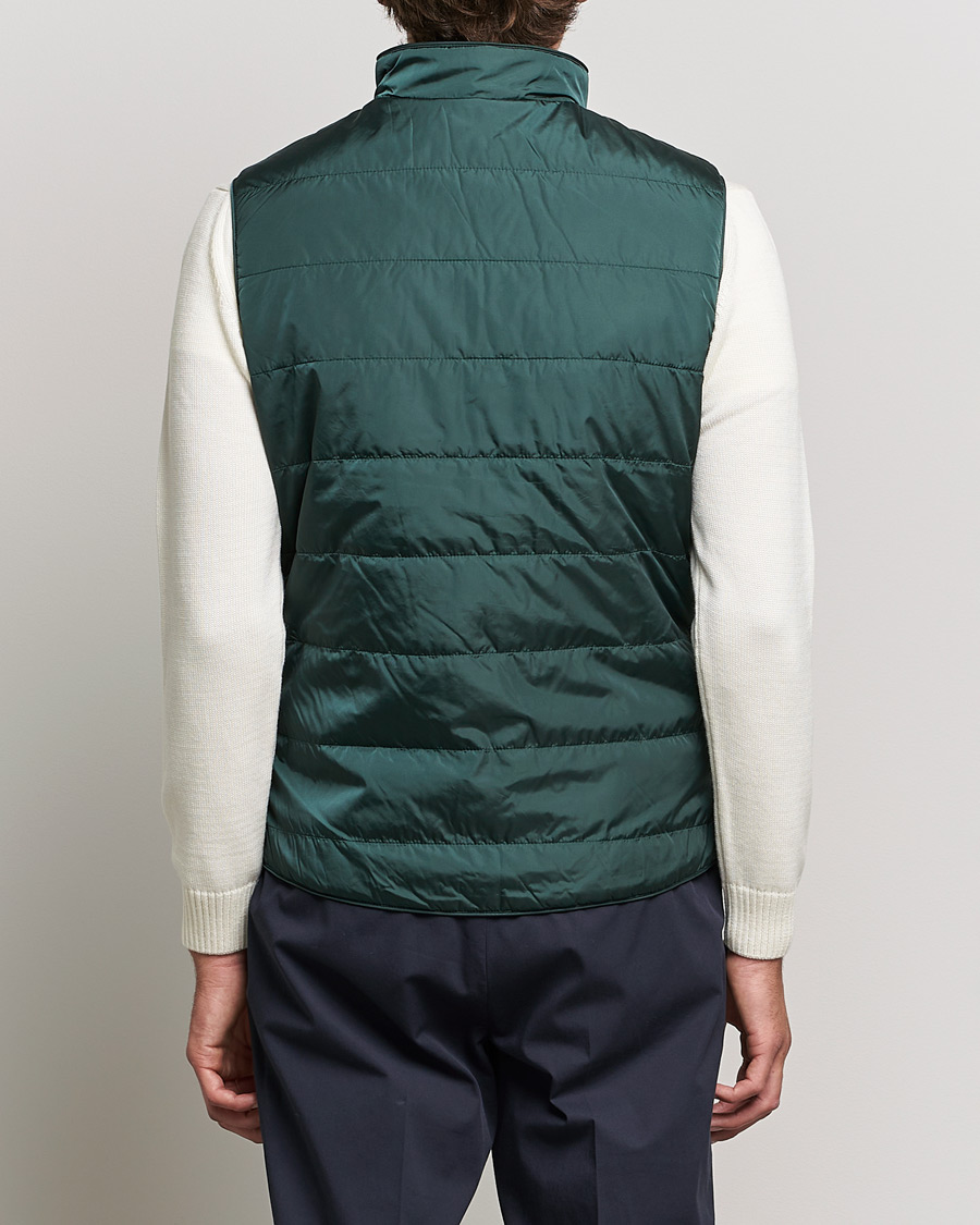 Hombres | Abrigos y chaquetas | Stenströms | Padded Nylon Vest Green