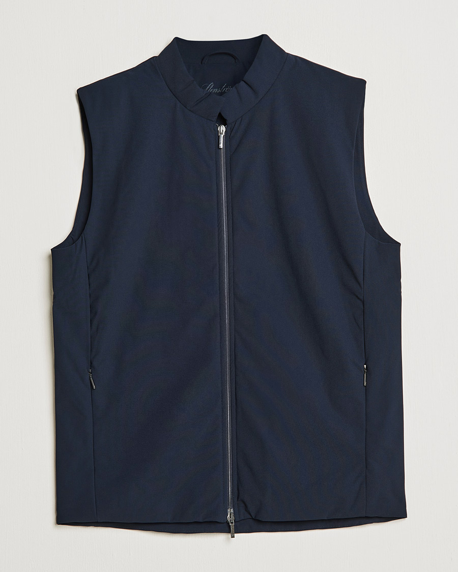 Hombres | Abrigos y chaquetas | Stenströms | Active Jersey Sport Vest Navy