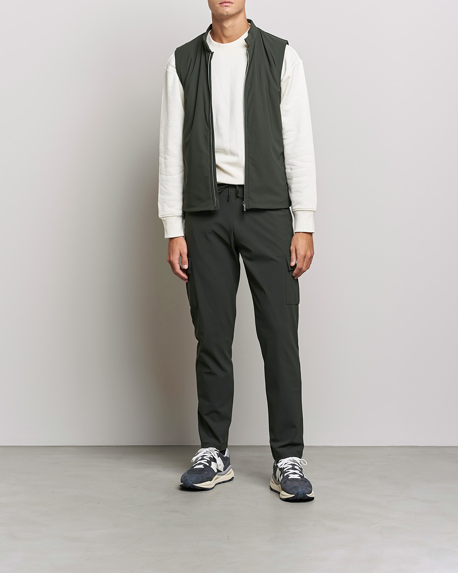 Hombres | Chalecos | Stenströms | Active Jersey Sport Vest Green