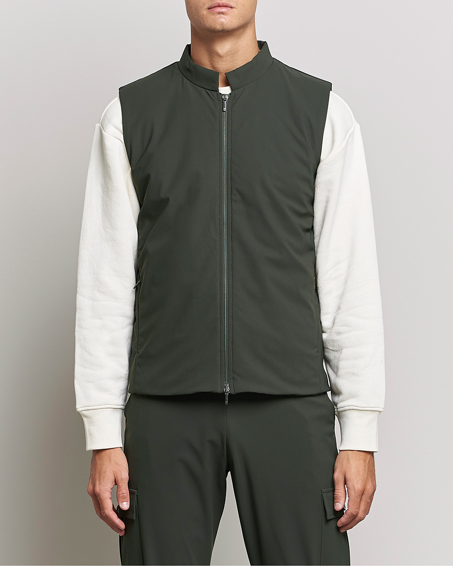 Hombres | Chalecos | Stenströms | Active Jersey Sport Vest Green