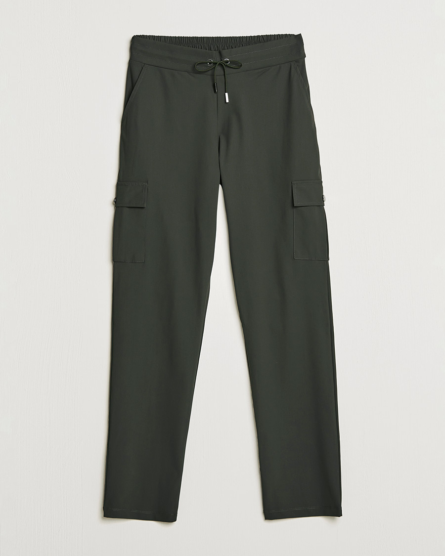Hombres | Pantalones | Stenströms | Active Jersey Sport Trousers Green
