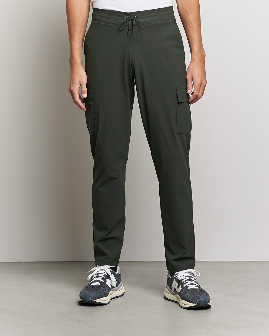 Hombres | Pantalones | Stenströms | Active Jersey Sport Trousers Green