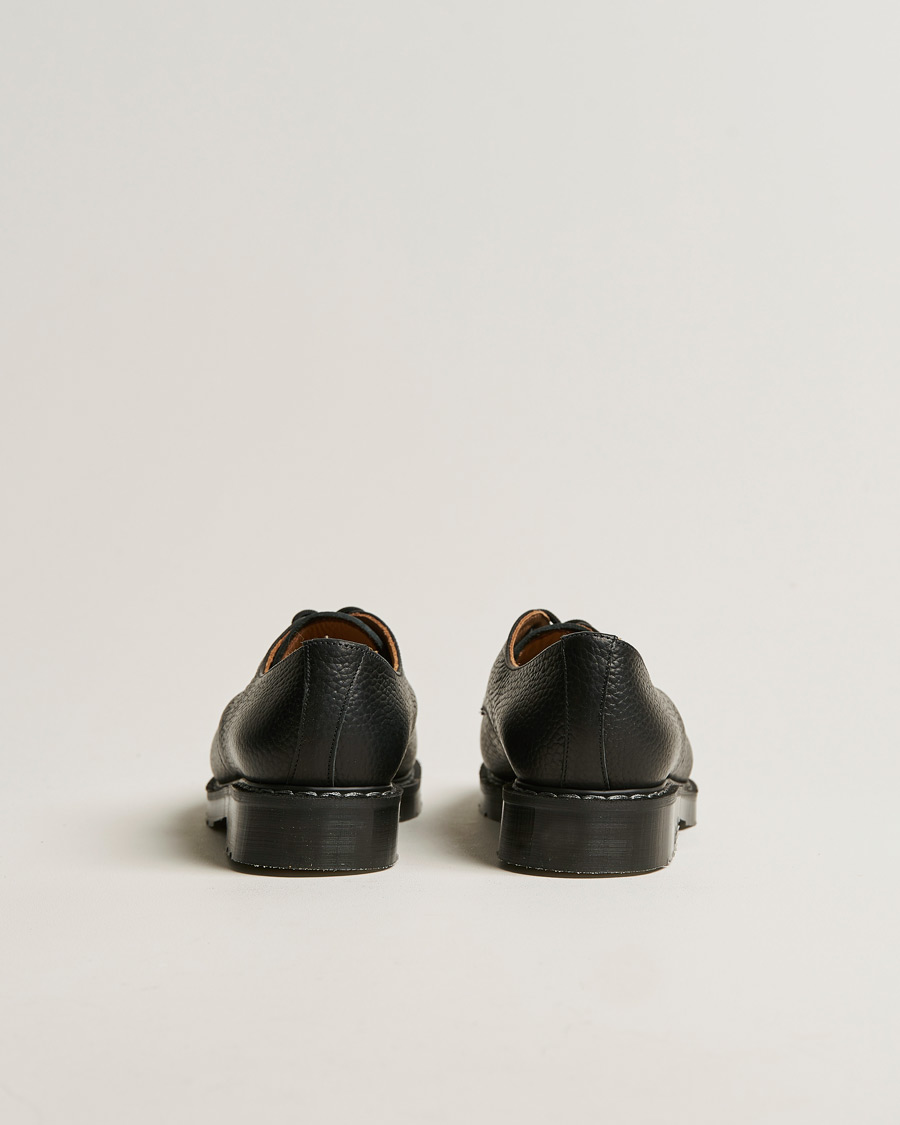 Hombres | Solovair 3 Eye Gibson Shoe Black Grain | Solovair | 3 Eye Gibson Shoe Black Grain