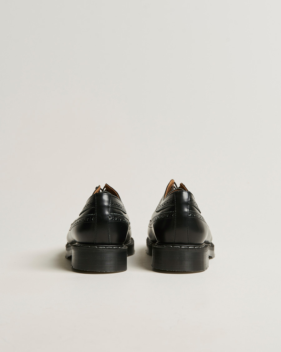 Hombres | Zapatos brogues | Solovair | American Brogue Shoe Black Shine