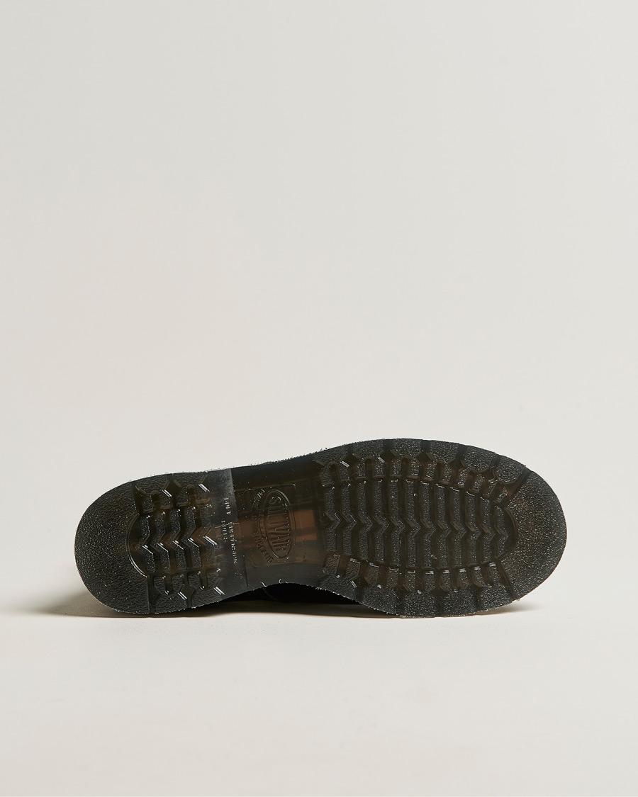 Hombres | Botas | Solovair | 8 Eye Derby Boot Black Shine