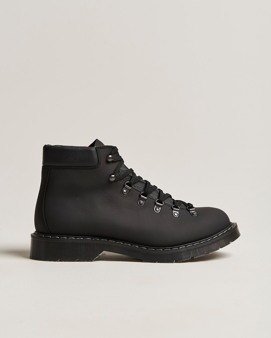 Hombres | Botas | Solovair | Urban Hiker Boot Black Waxy