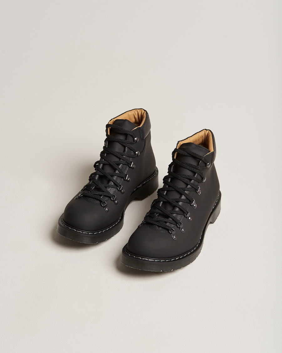 Hombres | Botas | Solovair | Urban Hiker Boot Black Waxy