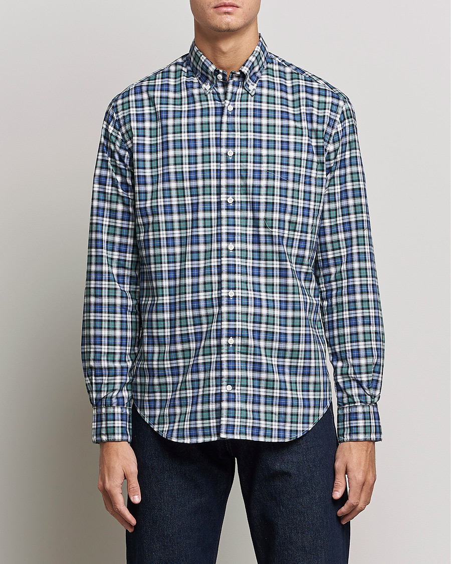 Hombres | Camisas | Gitman Vintage | Button Down Poplin Shirt Daywatch Check