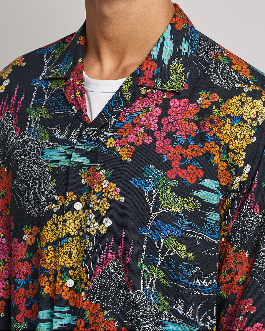 Hombres | Camisas | Gitman Vintage | Japanese Winter Garden Camp Shirt Multicolor