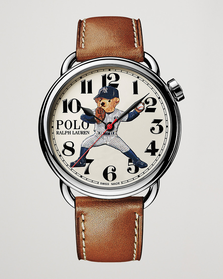 Hombres | Polo Ralph Lauren 42mm Automatic Yankee Bear White Dial | Polo Ralph Lauren | 42mm Automatic Yankee Bear White Dial