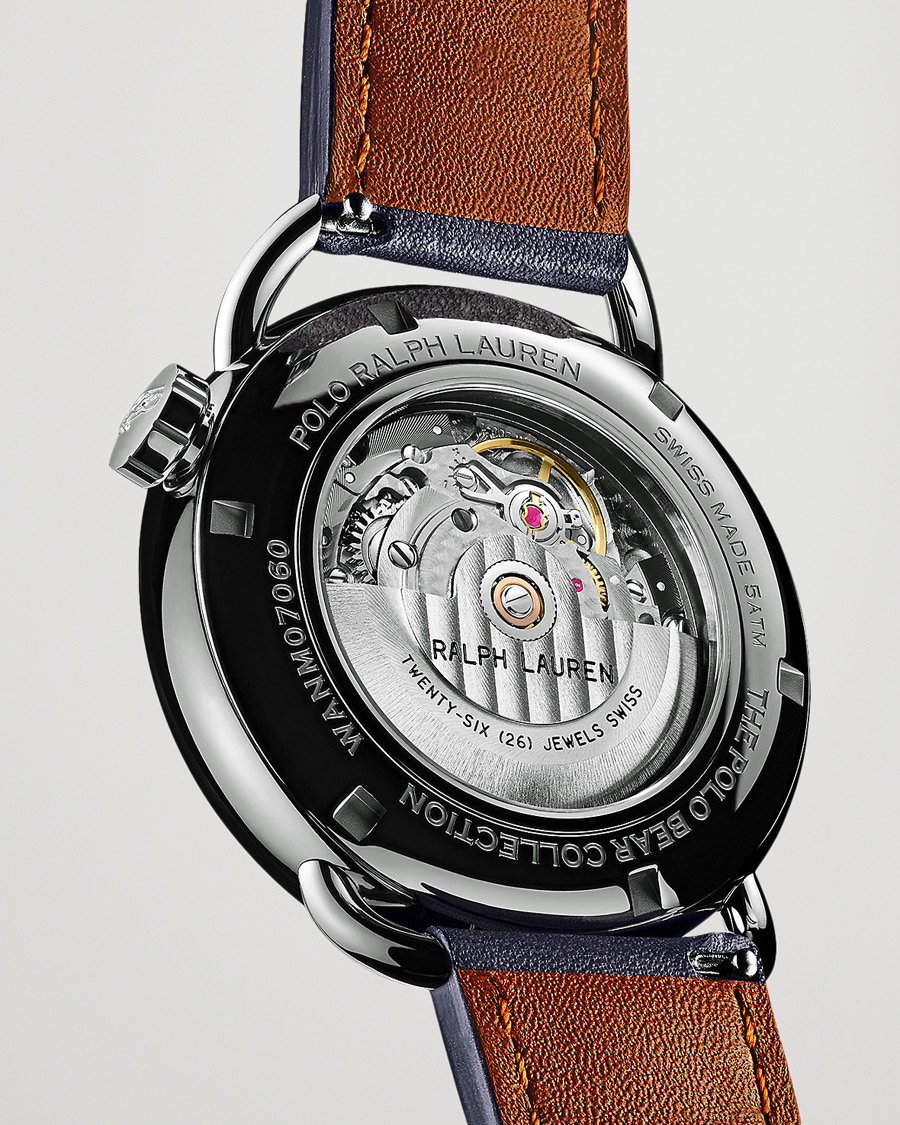 Hombres | Polo Ralph Lauren 42mm Automatic Cricket Bear White Dial | Polo Ralph Lauren | 42mm Automatic Cricket Bear White Dial
