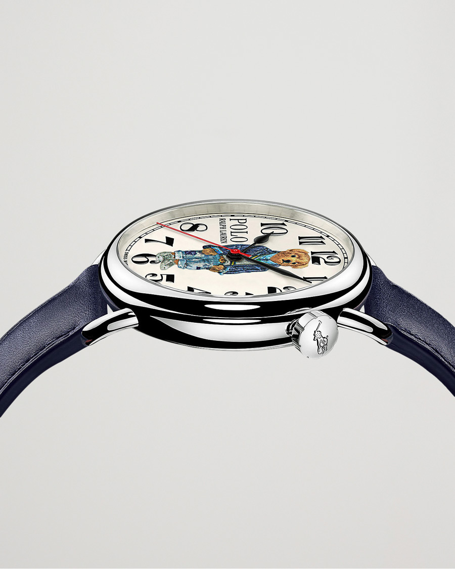 Hombres | Polo Ralph Lauren 42mm Automatic Cricket Bear White Dial | Polo Ralph Lauren | 42mm Automatic Cricket Bear White Dial