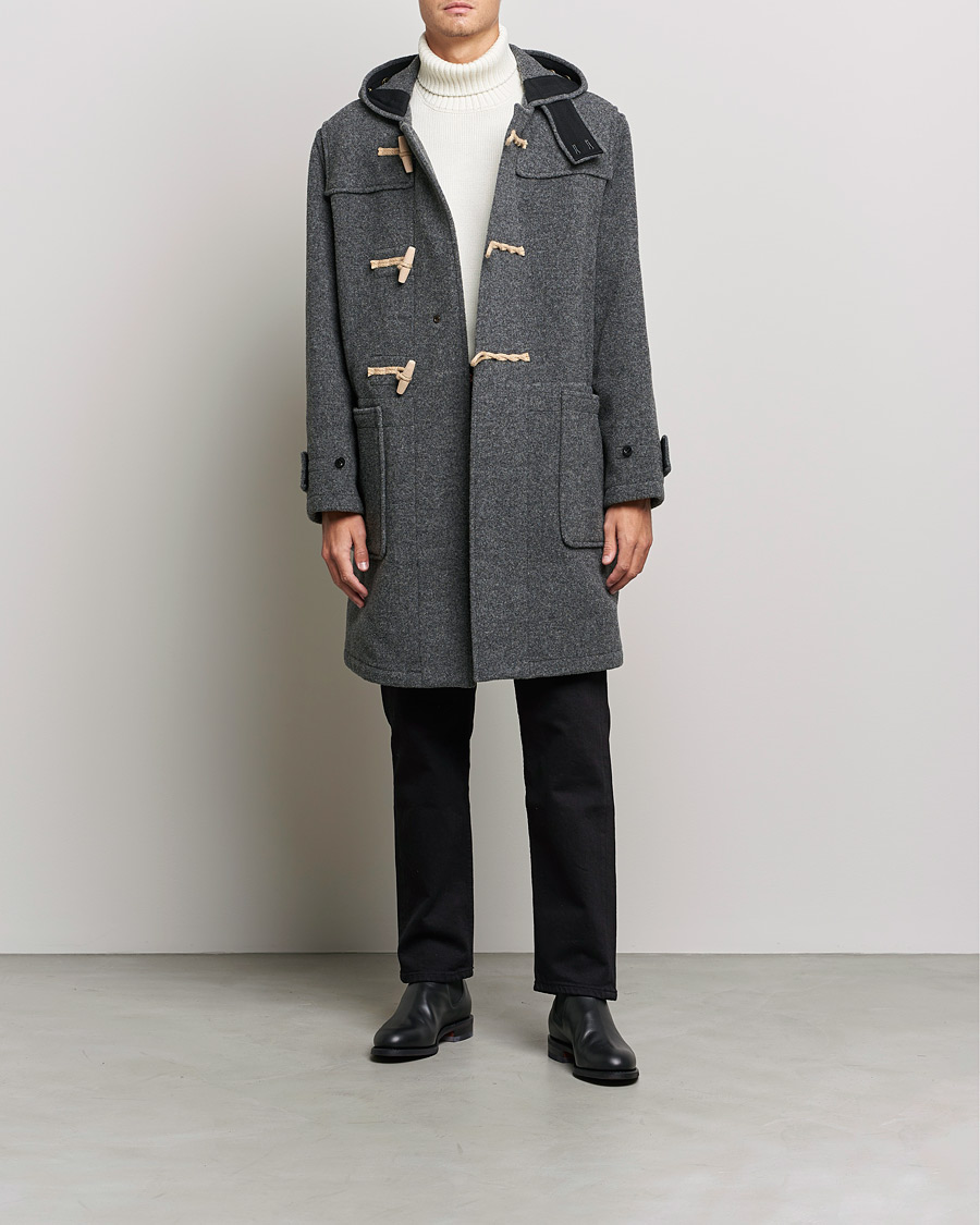 Hombres | Abrigos y chaquetas | Gloverall | 575 Monty Original Duffle Coat Grey/Blackwatch