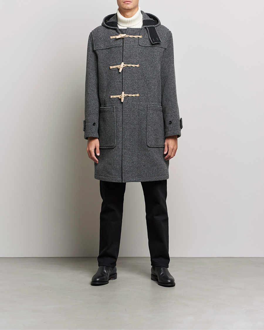 Hombres | Abrigos y chaquetas | Gloverall | 575 Monty Original Duffle Coat Grey/Blackwatch