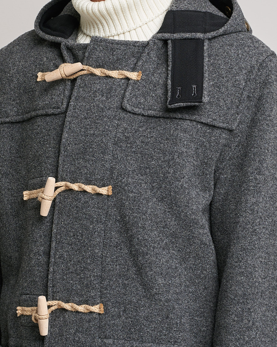 Hombres | Abrigos y chaquetas | Gloverall | 575 Monty Original Duffle Coat Grey/Blackwatch