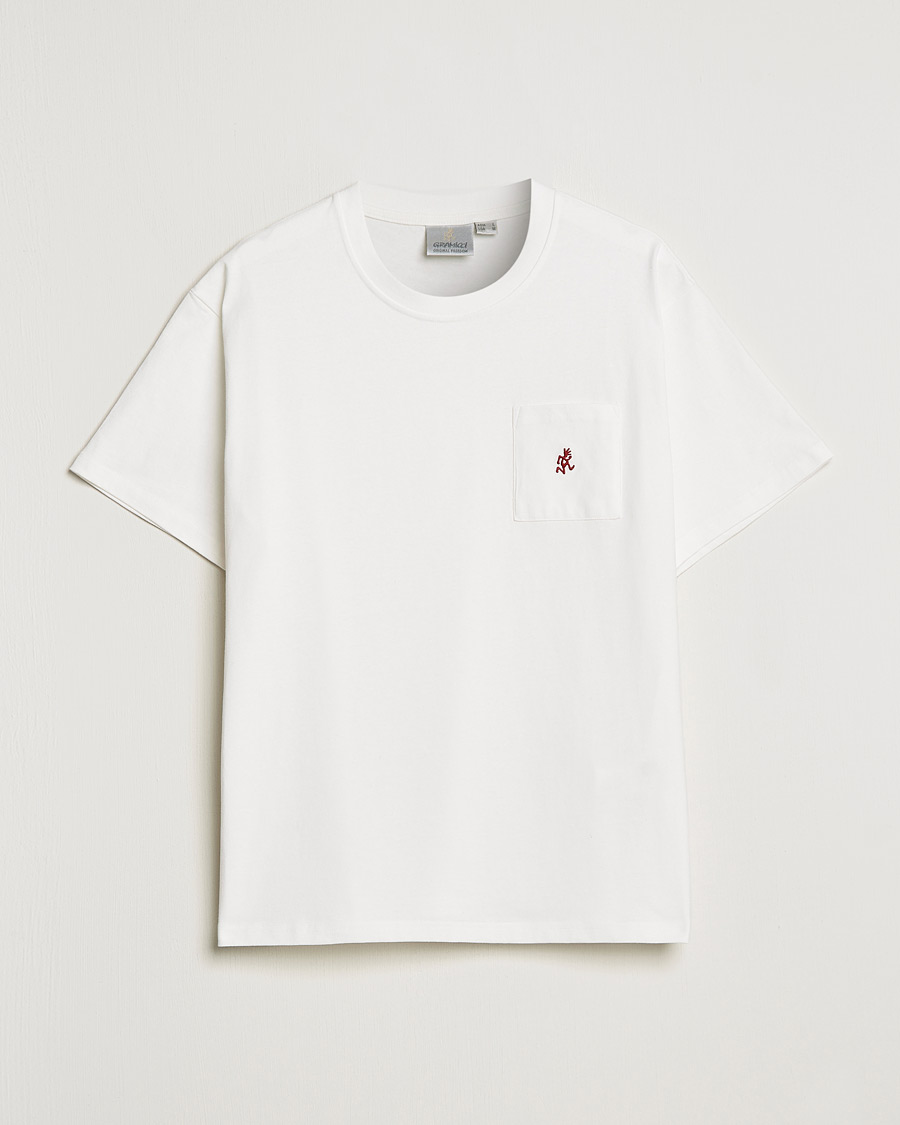 Hombres | Camisetas | Gramicci | One Point Cotton Tee White