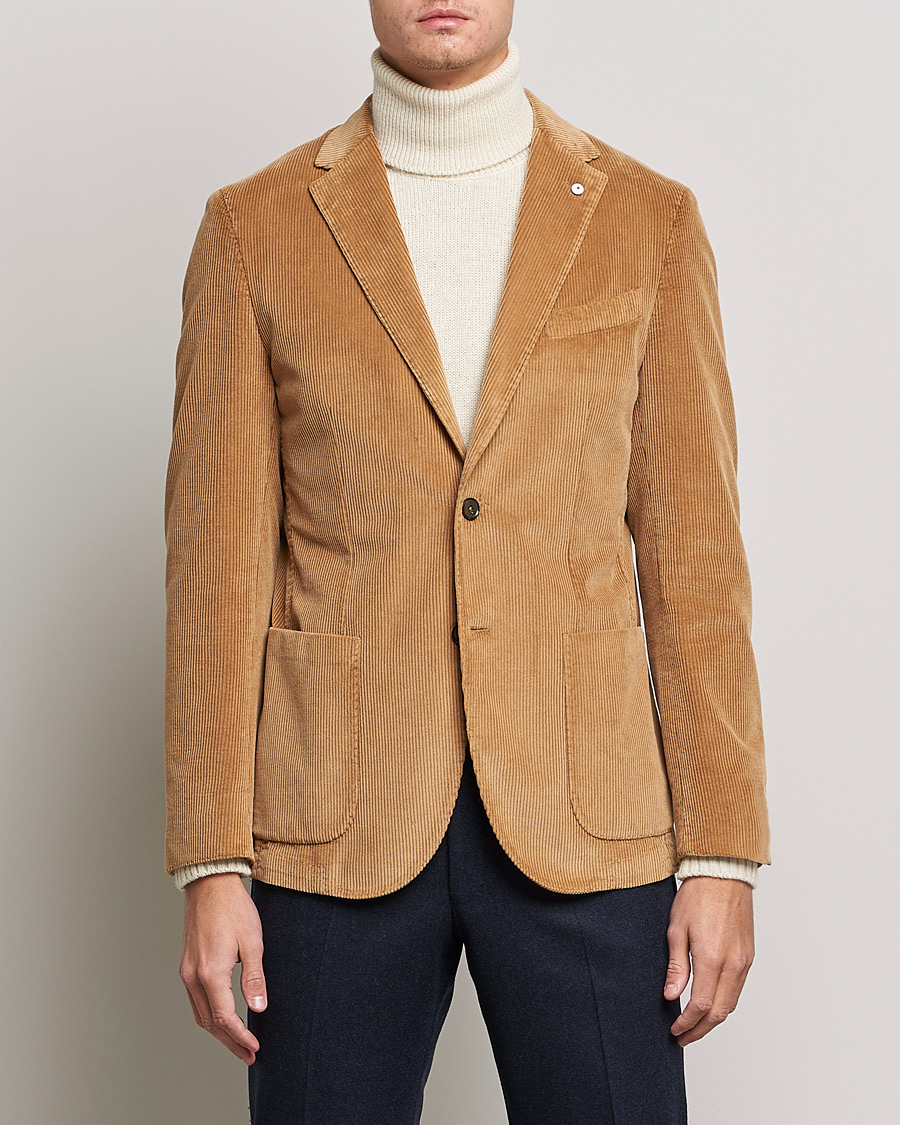 Hombres | Blazers | L.B.M. 1911 | Jack Corduroy Blazer Light Brown