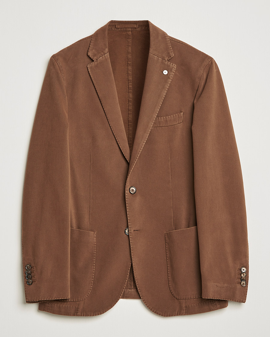 Hombres | Blazers | L.B.M. 1911 | Jack Cotton/Cashmere Blazer Brown