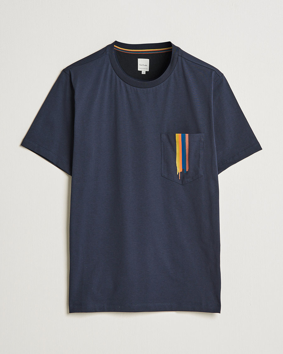 Hombres | Camisetas | Paul Smith | Artist Stripe T-shirt Navy