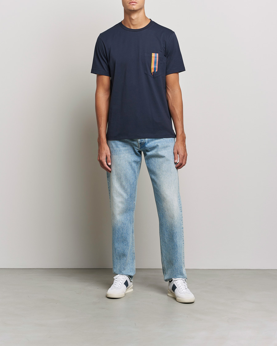 Hombres | Camisetas | Paul Smith | Artist Stripe T-shirt Navy
